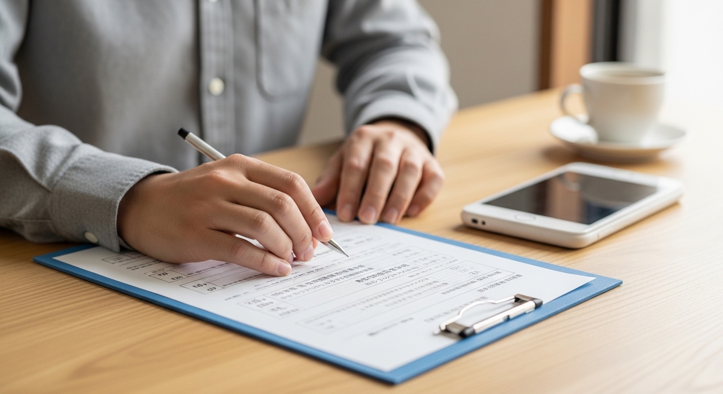 障害者雇用で契約終了を示す場面