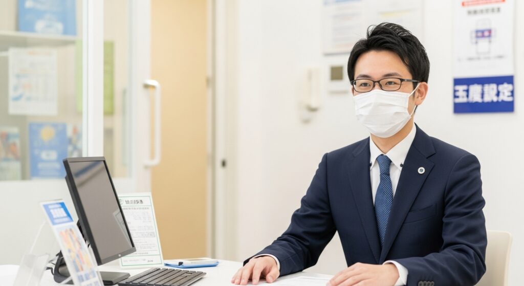 ココルポートの評判や就職後の定着支援について、落ち着いた雰囲気の中で相談を受ける利用者のイメージ
