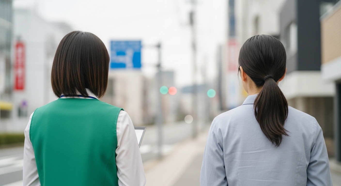 日本人女性がA型事業所の助成金金額を説明