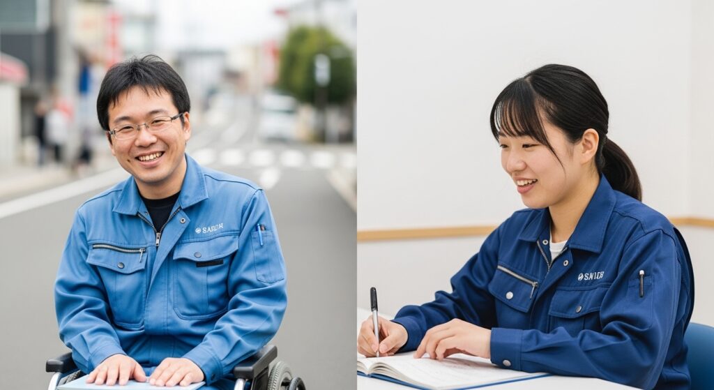 仕事に不安を抱える日本人女性