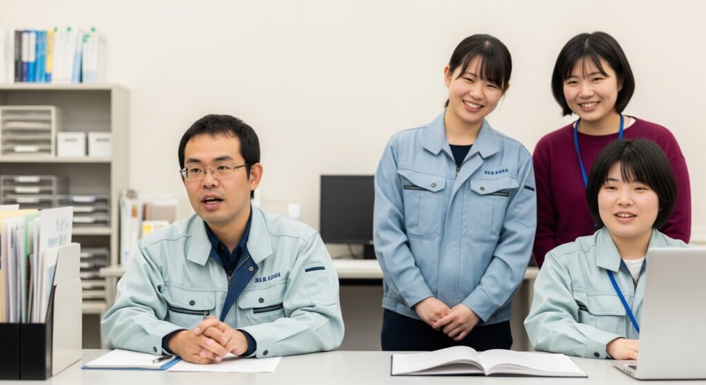 作業工賃の内訳と計算例の図解