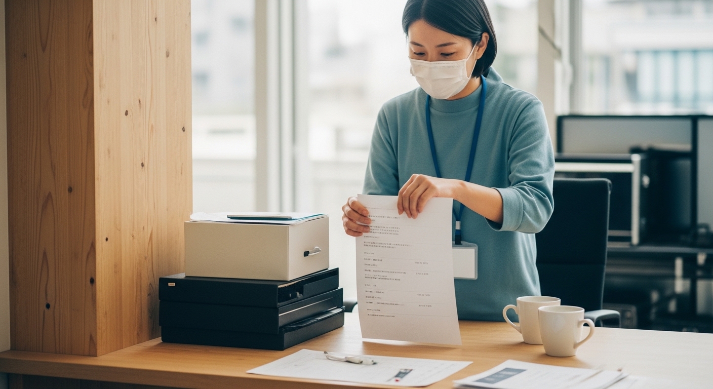 日本人女性が社会保険と障害年金を確認