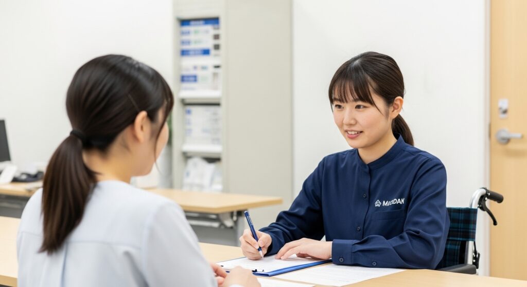 在職中に利用できる就労支援の相談場面