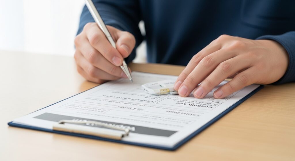 就労支援A型で働く日本人男性の様子