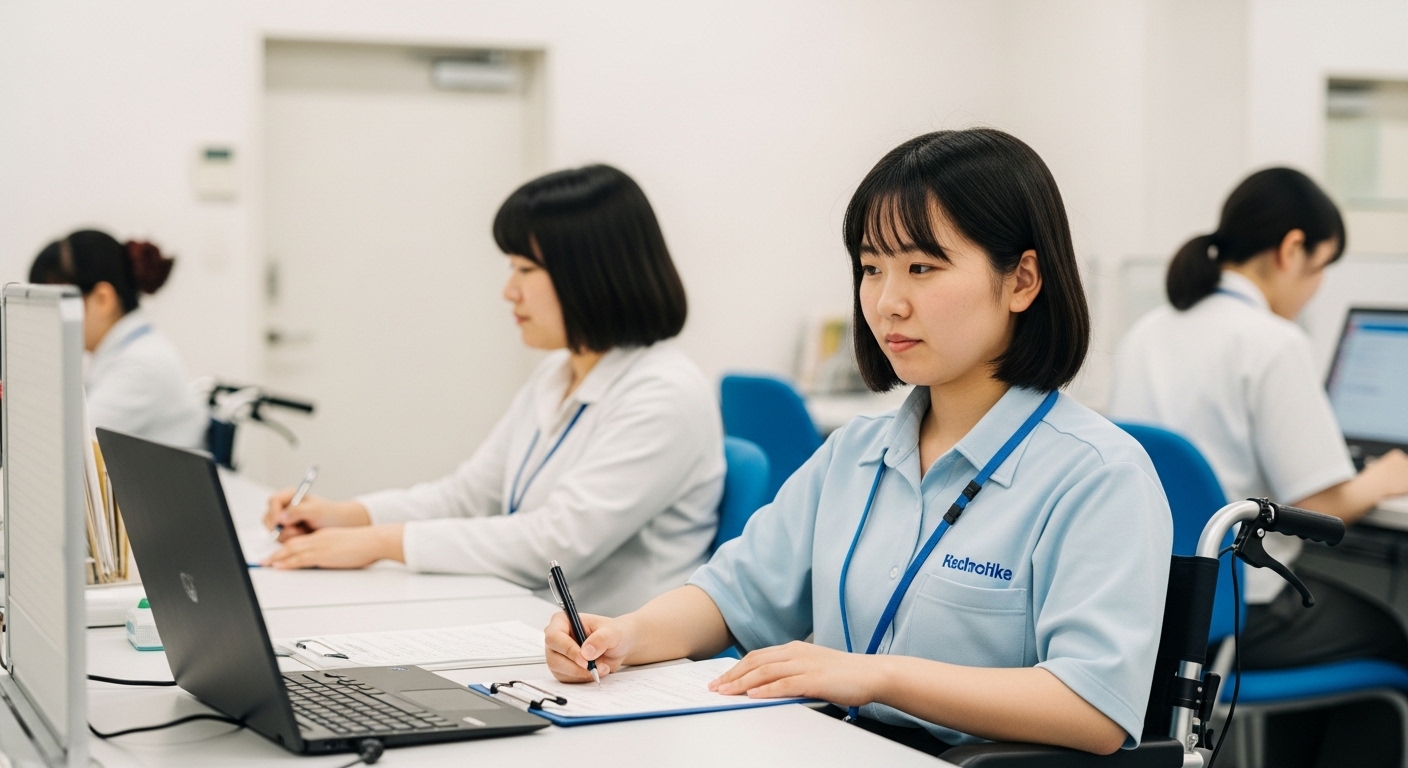 特例子会社を検討する日本人女性