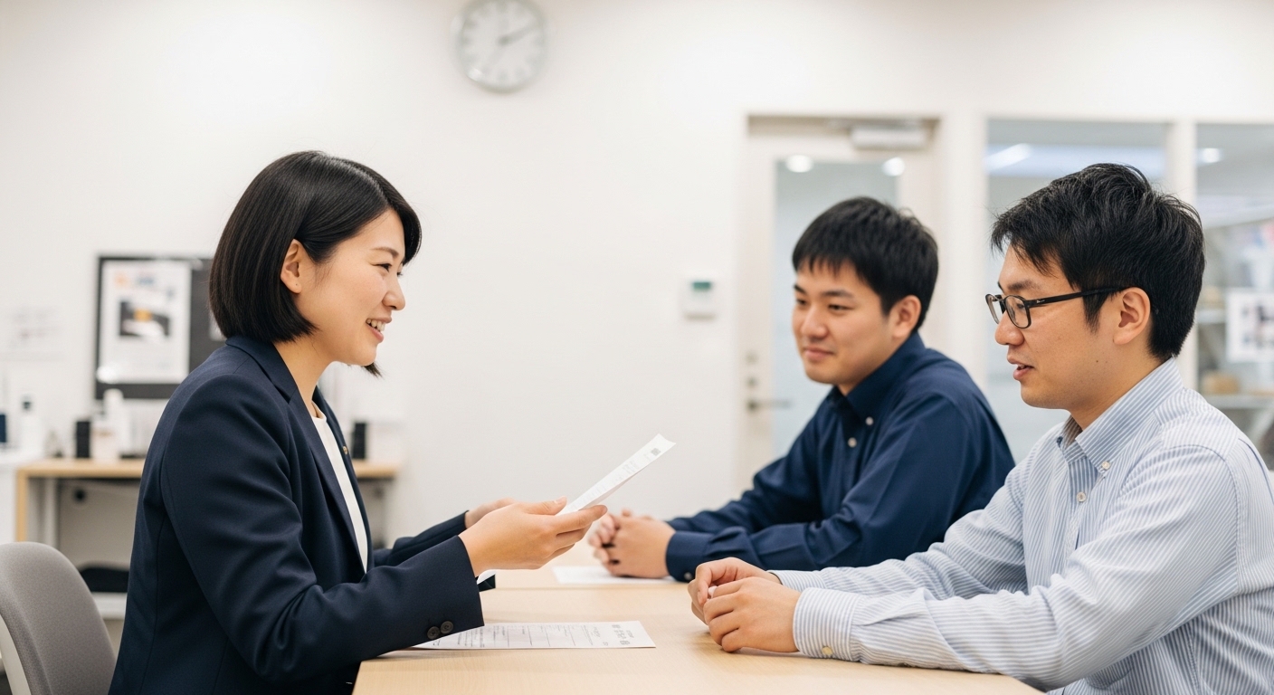 クローズ就労がバレ不安な日本人男性