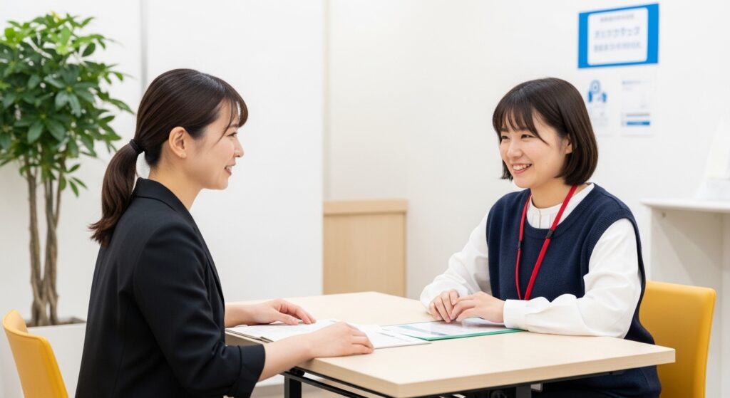 就労移行支援事業所が利用者獲得のために集客施策や情報発信を工夫している様子を表したイメージ