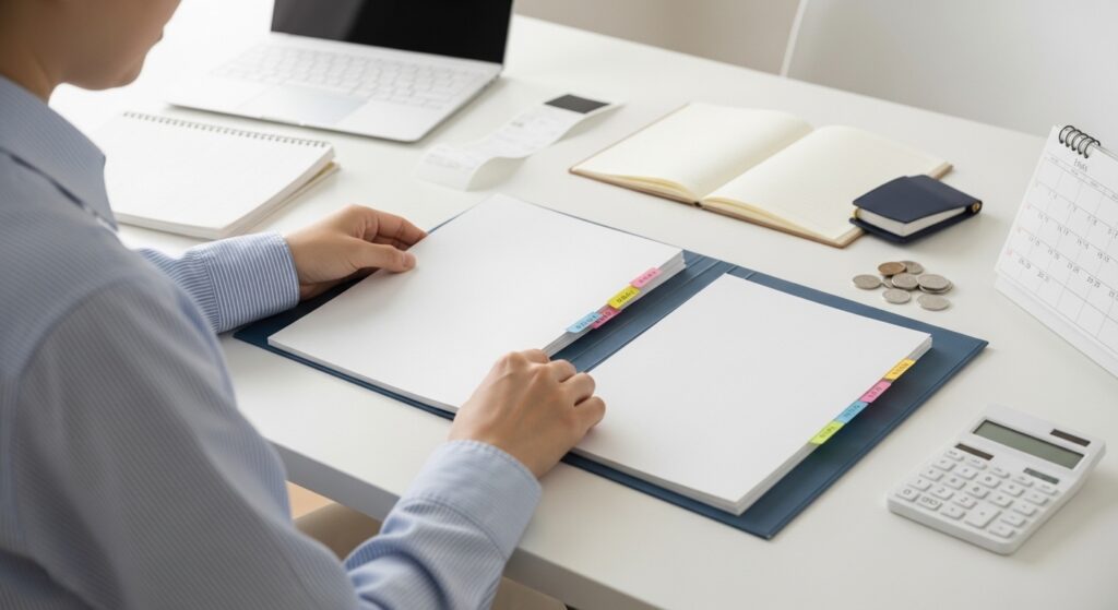 就労継続支援A型補助金を説明する日本人男性