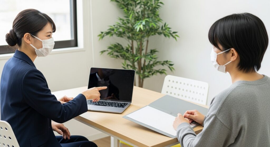 在宅で働く日本人男性と支援制度の要点