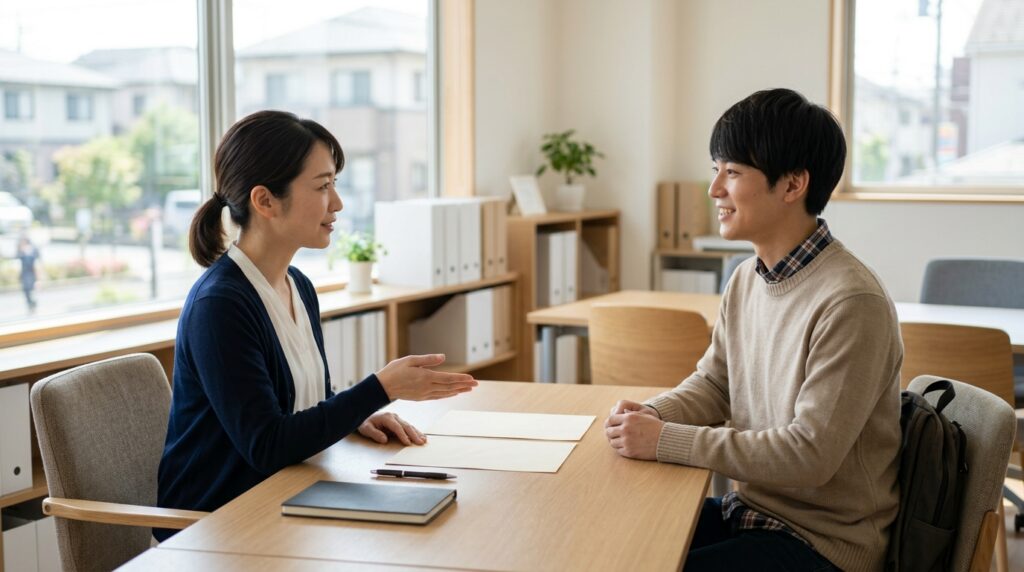 irodoriの評判を調べる日本人男性