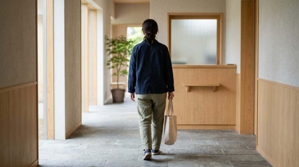 就労移行支援の作業所選びで後悔しないために、見学や相談を通じて事業所を比較検討する利用者のイメージ