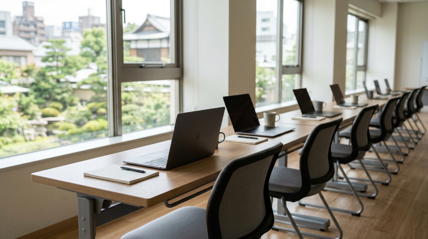 健常者でも就労支援は使える条件や手続きの流れを解説する資料や相談環境をイメージした風景