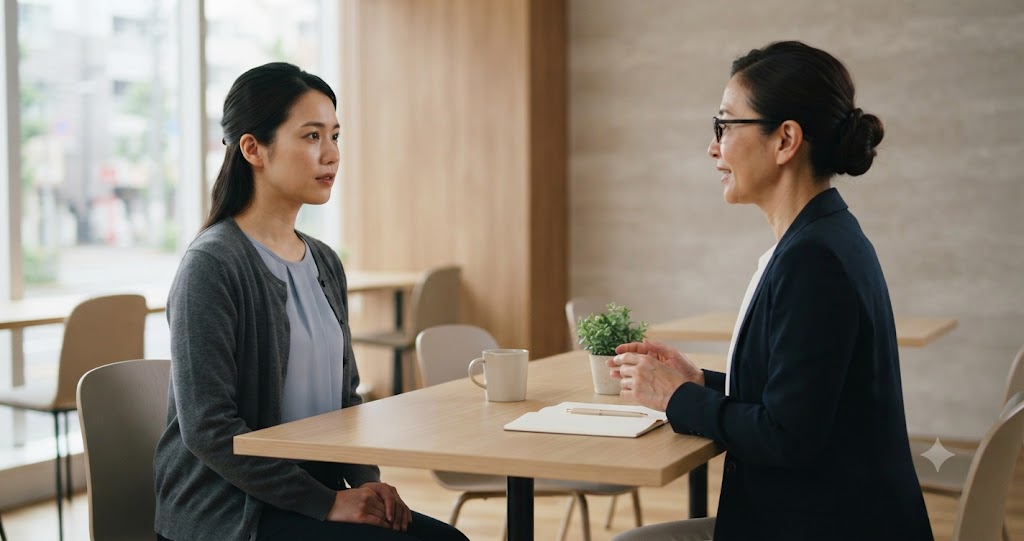 利用条件を確認する相談のイメージ
