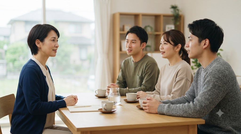 支援員との相談体制を表すイメージ画像