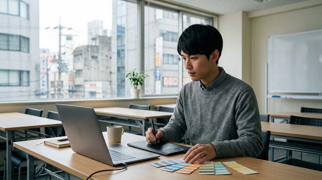 A型事業所を無断欠勤した場合を表すイメージ画像